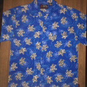 Pineapple Connection MENS Medium Polyester Vtg Hawaiian Shirt NEW Mystic Origins